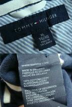 TOMMY HILFIGER トミーヒルフィガー 長袖ラガーシャツ 紺×白 (XL)_画像10