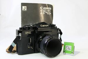 【同梱歓迎】実用■Canon F-1 + NEW FD MACRO 50mm F3.5■シャッター全速・露出計完動■6492