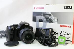 【到着後即使える】Canon EOS KISS DIGITAL ボディ+EF-S 18-55mm USM■バッテリー・チャージャー・メモリーカード2GBつき■元箱■437