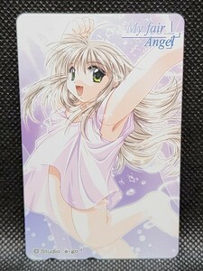 テレホンカード　My fair Angel　未使用　　Studio ego!　テレカ　当時物