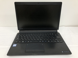 中古■13.3型 Dynabook R73/M i3-7100U/8G/SSD:256G/Sマルチ/カメラ/Win10]★AC付★LCD劣化有★送料無料