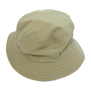 hobo ホーボー HB-H3102 NYLON BUCKET HAT ナイロン バケット ハット 帽子 ベージュ系 ONE　SIZE【極上美品】【中古】