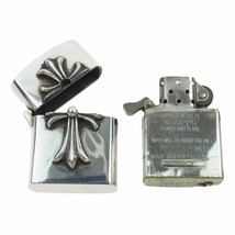 CHROME HEARTS クロムハーツ（原本無） ZIPPO LIGHTERZ-V1 V1 スモール CHクロス ジッポ ライター シルバー系【中古】_画像7