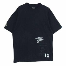 NEIGHBORHOOD ネイバーフッド CONGRESS ONE LEAVE バック プリント 半袖 Tシャツ ブラック系 3【中古】_画像2