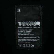 NEIGHBORHOOD ネイバーフッド CONGRESS ONE LEAVE バック プリント 半袖 Tシャツ ブラック系 3【中古】_画像4