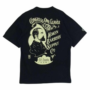 NEIGHBORHOOD ネイバーフッド CONGRESS ONE LEAVE バック プリント 半袖 Tシャツ ブラック系 3【中古】