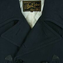 CALEE キャリー P-COAT ピーコート 日本製 ダークネイビー系 M【中古】_画像3