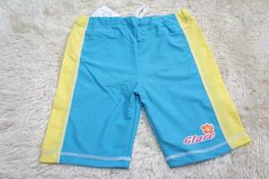 ★ Перевод Ali New*Boy's Swimwear 150 Размер: Nissen [Nakayoshi Republic] Дети купальник плавание*морской хлеб голубой