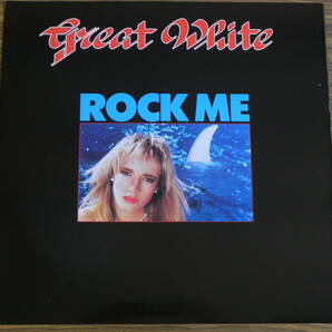 【訳有】UK盤12”single★GREAT WHITE / ROCK ME グレート・ホワイト 4曲入り12インチ シングル CAPITOL Records EMI 12CL 455★の画像1