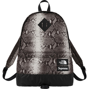 新品 18SS Supreme x The North Face Snakeskin Lightweight Day Pack ノースフェイス ライトウェイト デイパック Black バックパック