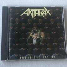 中古CD Anthrax アンスラックス/Among The Living (1987年) 米国産HR/HM,スラッシュ系_画像1