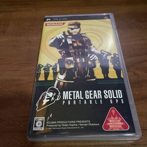 【PSP】 METAL GEAR SOLID PORTABLE OPS