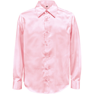  specification modification SALE* cat pohs possible *141405-pk2 BLACK VARIA lustre satin plain slim regular color dress shirt men's ( light pink ) SS costume 