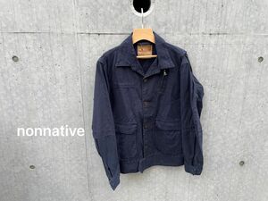 【nonnative（ノンネイティブ）】革パッチワークカバージャケット