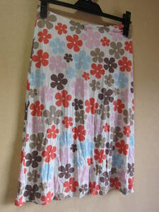 agnes b. Agnes B size 1 skirt bottom floral print lady's me16365