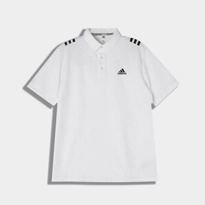 送料無料◆新品◆adidas GOLF ショルダーストライプス ボタンダウン シャツ◆(O)◆IZK33-GS9509◆アディダス ゴルフの画像1