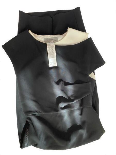 スポーツマックス マックスマーラ ワンピース ノースリーブ ショートドレス 黒 SPORTMAX