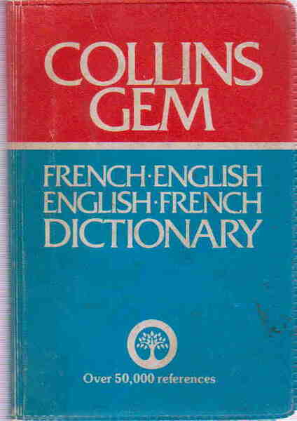 洋書ポケット辞書・フランス語版★「Collins Gem French-English, English-French Dictionary」