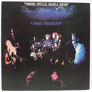 CROSBY,STILLS,NASH & YOUNG-4 Way Street (UK 70's 再発「Wロゴ無しラベ」