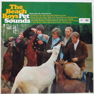 BEACH BOYS-Pet Sounds (UK 60's 再発「ライムグリーン・ラベ」ステレオ LP/3面CFS)