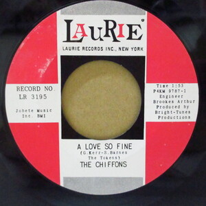 CHIFFONS-A Love So Fine (US '60年代再発 7 / LR-3195)