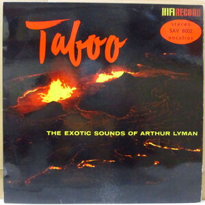 ARTHUR LYMAN-Taboo ! (UK '68 再発ステレオ LP/両面コーティング折り返しジャケ)