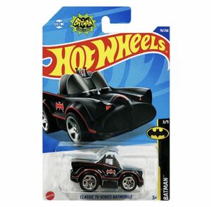 ホットウィール 2022　クラシック TVシリーズ バットモービル 黒 ブラック バットマン　HotWheels ベーシックカー BATMAN DCコミックス