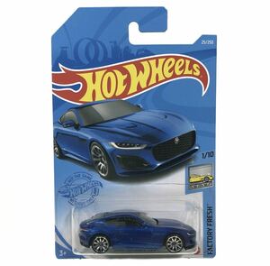 ホットウィール 2021　2020 ジャガー Fタイプ ブルー　HotWheels ベーシックカー FACTORY FRESH