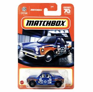 マッチボックス 2023　PUSH'N PULLER プッシュン・プラー ブルー　Matchbox ベーシックカー オリジナル 架空車 謎車