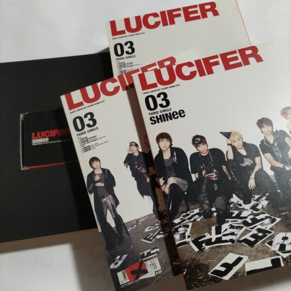 SHINee LUCIFER box CD+DVD ブックレット　プレイボタン付き　日本シングルCD