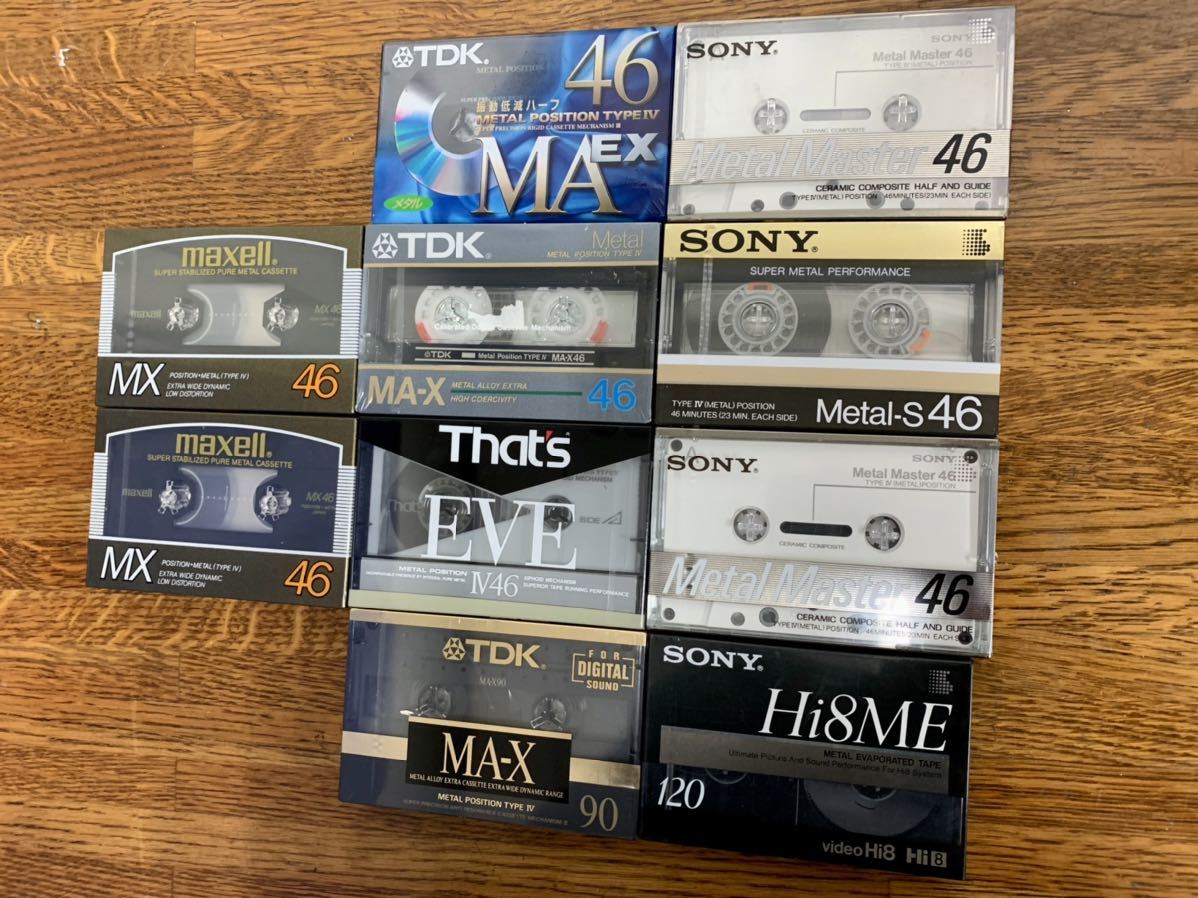 tar67 【未使用】 メタルテープ Metal カセットテープ ○10本 SONY