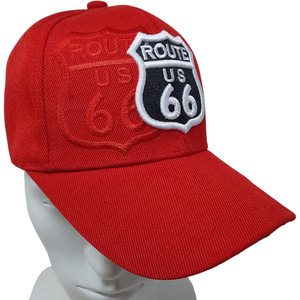 RT66 ルート66 キャップ ROAD SHIELD レッド 帽子 （66-AC-CP-023RD）ROUTE66