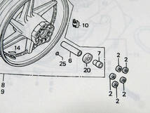 NSR250R MC18 MC21 リアホイールダンパーラバー 5個 純正新品_画像5