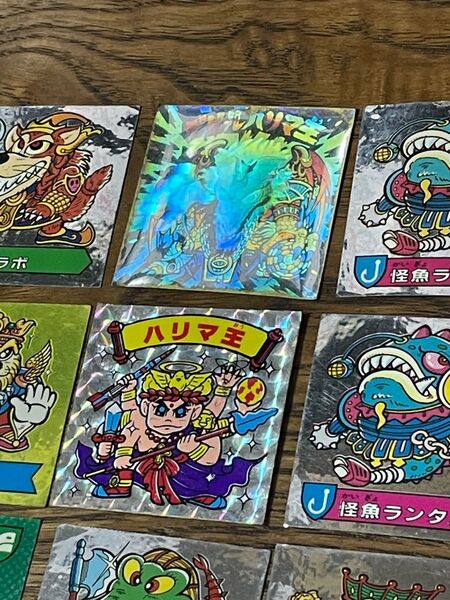 26035 カバヤ ハリマ王の伝説 17枚セット マイナーシール レトロシール