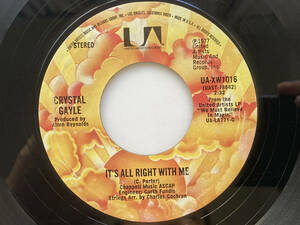 EP CRYSTAL GAYLE / DONT IT MAKE MY BROWN EYES BLUE & IT`S ALL RIGHT WITH ME SOUL