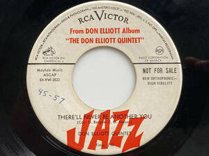 プロモ EP DON ELLIOTT QUINTET / ANGELA / THERE'LL NEVER BE ANOTHER YOU / RCA