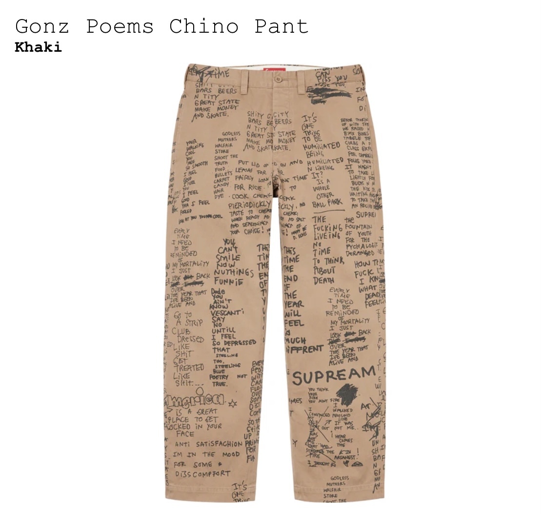 2023年最新】ヤフオク! -supreme chino pantの中古品・新品・未使用品一覧