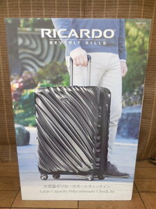 展示品 RICARD リカルドビバリーヒルズ キャニオン 61L/28インチ（71cm）TSAロック付 スピナースーツケース ブラック ハードケース