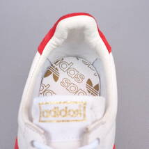 美品!! 希少!! US 7 1/2 / 25.5cm 2008年製 adidas TITAN タイタン 白ｘ赤 天然皮革 レザー_画像9