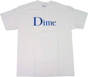 [並行輸入品] Dime Classic ダイム クラシック フロントプリントＴシャツ (ホワイト/ロイヤル) (XL)