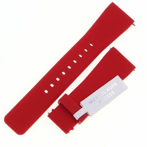  Michael Kors change belt MKT9003 red Raver used clock wristwatch belt red lady's MICHAEL KORS