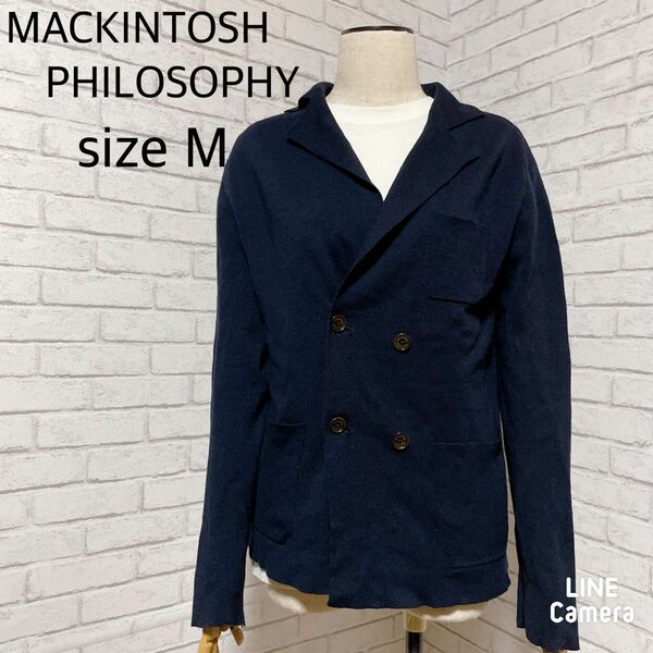 MACKINTOSH PHILOSOPHY　春用　薄手　カーディガンSIZE38 ニットジャケット