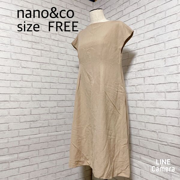 nano&co ノースリーブワンピース SIZE FREE