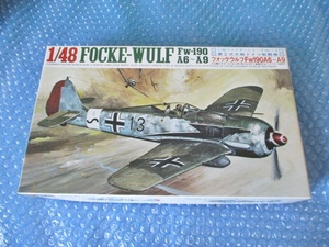  пластиковая модель Fujimi FUJIMI 1/48 Focke-Wulf второй следующий большой битва Германия истребитель не собранный старый пластиковая модель 