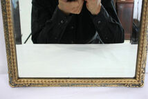 ビンテージ ミラー 鏡 / 1960年代 イギリス製 ヴィンテージ バラのモチーフのウォールミラー / 小型で実用的な石膏材の壁掛け鏡 / 店舗什器_画像7