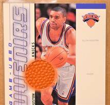 ALLAN HOUSTON (アラン・ヒューストン) 2000 GAME-USED SOUVENIRS トレーディングカード 【NBA ニューヨーク・ニックス New York Knicks】_画像3