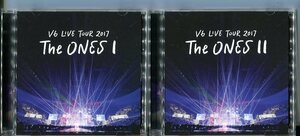#4745 レンタル落CD V6 LIVE TOUR 2017 The ONES Ⅰ+Ⅱ ライブCD ２本セット