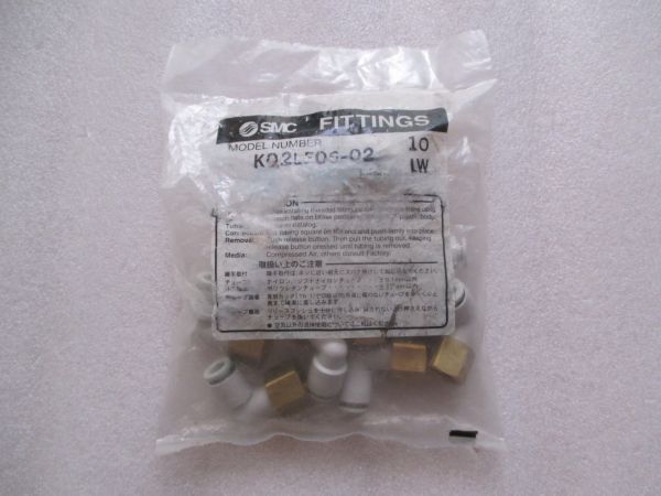 KQ2LF06-02 ワンタッチ継手メスユニオン 10個 SMC 管理番号56