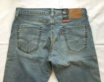 未使用 Levi's 502 リーバイスプレミアム パフォーマンス ウォーム ストレッチ テーパード ストレート デニムパンツ W34メンズ ビッグE _画像5