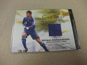 2006 日本代表 プロモ PR4 小笠原満男 鹿島アントラーズ サッカー 印刷ジャージ プロモーション カード Jリーグ ノンジャージカード